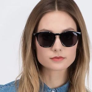 Eyebuydirect Deja Vu Round Black Sunglasses